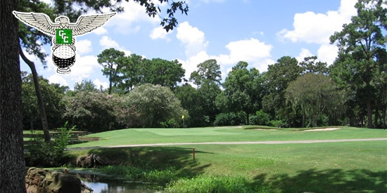 Jason Coffin and Bart Worthing beat the wind at Champions Golf Club (Champions photo)