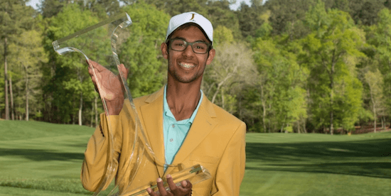 Akshay Bhatia held onto win by a stroke <br>(Golfweek Photo)