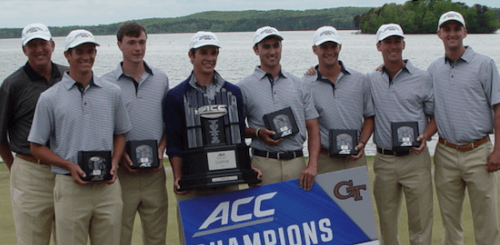 Georgia Tech after ACC title No. 17 <br>(Georgia Tech Athletics Photo)