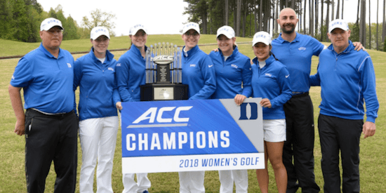 For the 21st time Duke has won the ACC crown <br>(Duke Athletics Photo)
