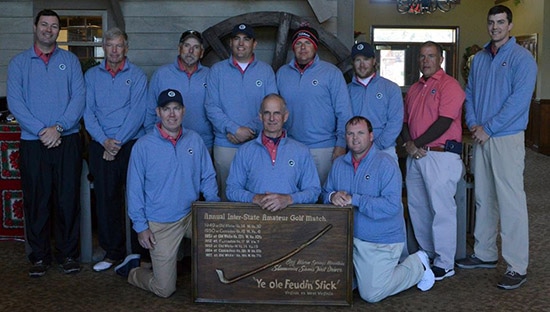 Team Virginia gets to keep the stick until next year (VSGA photo)