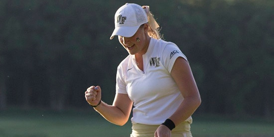 Jennifer Kupcho showed her grit and determination (Wake Forest photo)
