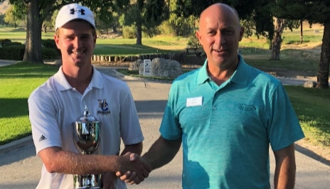 Andrew Spilman (L) with Simi Hills GM Brian Reed (Simi Hills photo)