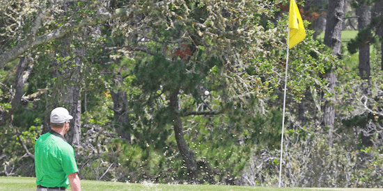 The lead is three for Ryan Sloane <br>(NCGA Photo)