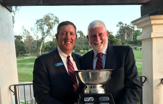 Co-champions Ken Weixel (left) with Rick Doebler
