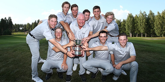 The victorious Continent of Europe team (R&A photo)