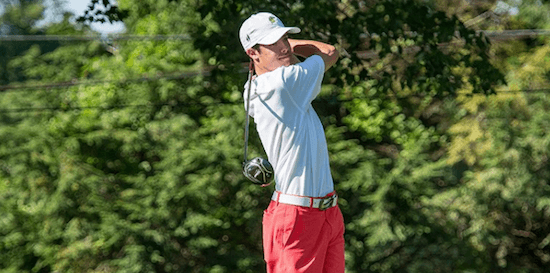 Chris Francoeur is one of six players tied for the lead <br>(MGA Photo)