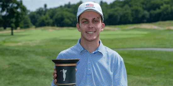 Owen Quinn waited 30 minutes before the playoff started <br>(MGA Photo)