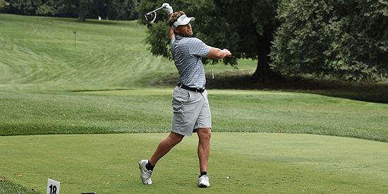 2018 Champion Michael Brown Smashing his Drive on No. 18 at Gulph Mills Golf Club