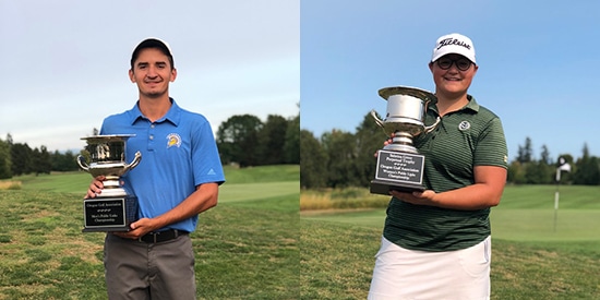 Bryce Wortman and Ellen Secor (OGA photo)
