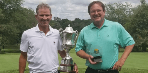 Bryan Norton (L) won the Senior Division and <br>Greg Goode (R) captured the Super Senior title <br>(KGA Photo)