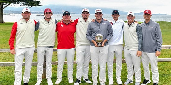 Oklahoma men's golf won the Carmel Cup on Sept. 2 (OU Athletics photo)