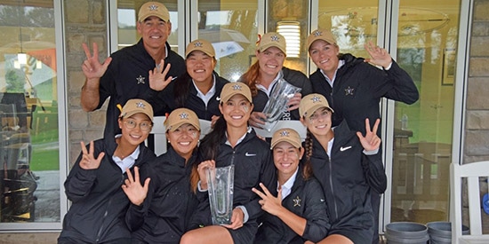Vanderbilt's Mason Rudolph-winning team (Vanderbilt Athletics photo)