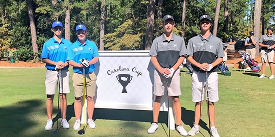 On the tee at the Carolina Cup (AJGA/Twitter photo)