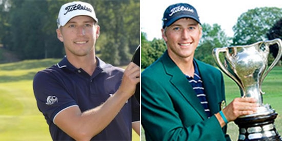 Richy Wereksnki after Web.com (left) and Porter Cup wins (Web.com/Porter Cup photos) 