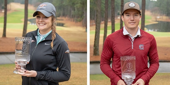 Jessica Spicer and Caleb Proveaux (CGA photo)