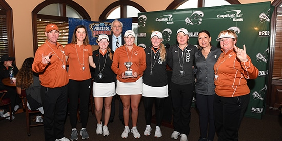 Texas women's golf won in New Orleans (Photo by Parker Waters)