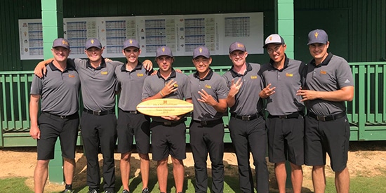 Arizona State's John Burns-winning team (ASU Athletics/Twitter photo)