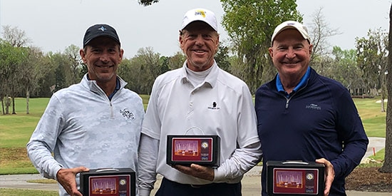 Douglas Schneider, Jimmy Jones Sr., Bobby Lundquist (FSGA photo)