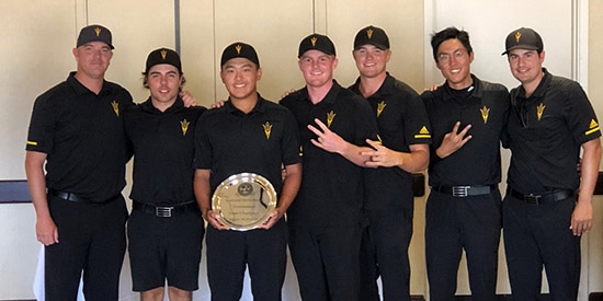 Sun Devil men's golf (ASU Athletics/Twitter photo)