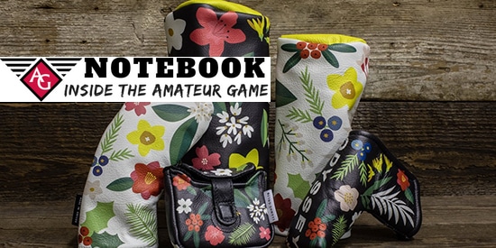 Callaway's Olivia Herrick-designed Masters headcovers (Callaway photo)