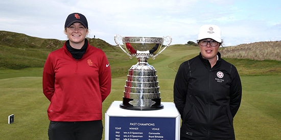 Amelia Garvey, left, and Emily Toy (R&A/Twitter photo)
