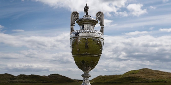 The Amateur Championship trophy (R&A/Twitter photo)