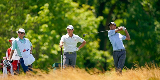 Ricky Castillo (far right) (USGA/Darren Carroll)
