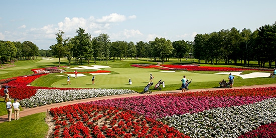 The 16th hole at SentryWorld (USGA/Steve Gibbons)