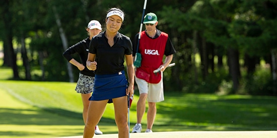Lei Ye, the newest USGA champion (Steve Gibbons/USGA)