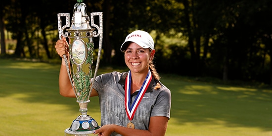 Kristen Gillman, the 2018 U.S. Women's Am champ (USGA photo)