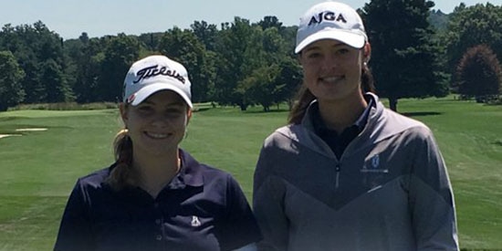Angela Garvin and Anne Walsh (Mass Golf/Twitter photo)