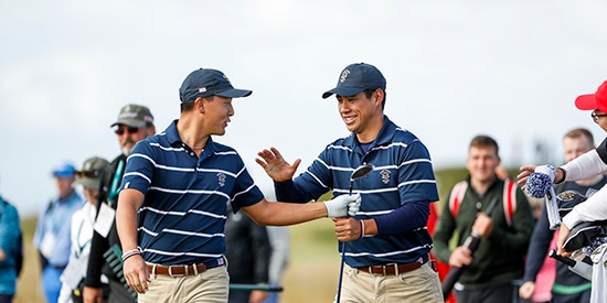 John Pak and Isaiah Salinda (USGA/Chris Keane)