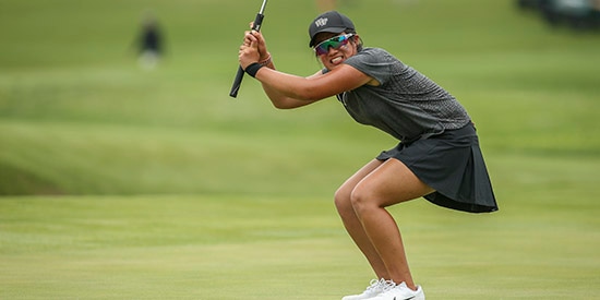 Wake Forest's Siyun Liu (Shane Bevel/NCAA Photos)