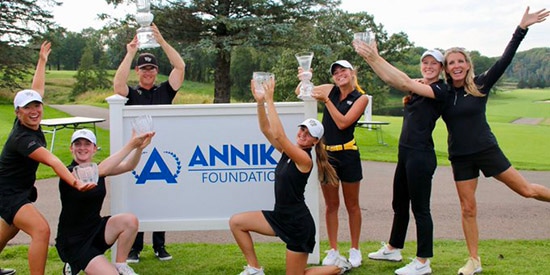 Wake Forest's women's golf team (Annika Foundation photo)