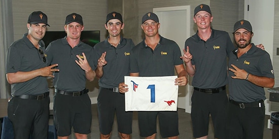 Arizona State's winning team (ASU Athletics/Twitter photo)