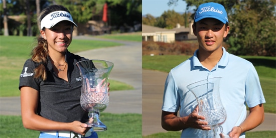 Zoe Campos and Ray Xiong (SCGA photo)