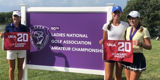 Kennedy Pedigo (L), Marissa Wenzler, and Rachel Kuehn (R)