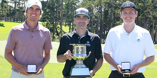 Nick Moore (center) with Matt Hansen (R) and Collin Altamirano (L) (NCGA photo)