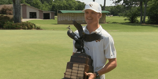 Caleb O'Toole shot a final round 65 to win the Spirit of America Golf Classic <br>(photo: Burningtree CC)