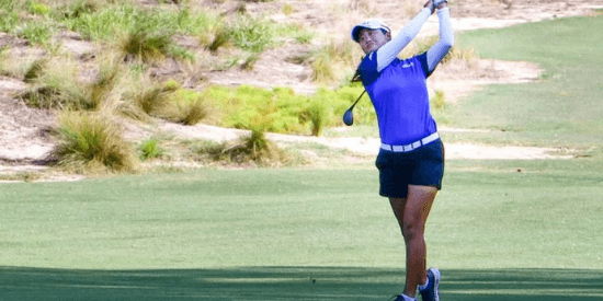 Gina Kim takes a big swing at the Women’s North & South