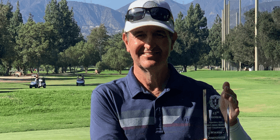 Tim Hogarth won his second straight Pasadena Senior Championship