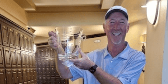 2022 Plantation Senior Invitational champion Allen Peake