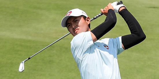 ASU's James Leow is tied for the first round lead at the Amer Ari Invite