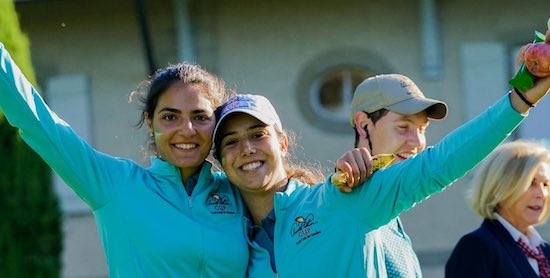 Carolina Chacarra and Julia Lopez Ramirez (Credit: Palmer Cup)