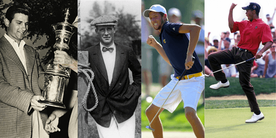 Sam Urzetta, Harold Hilton, Steven Fox, Tiger Woods