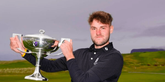 James Claridge his the 100th West of Ireland Champ (Thos Caffrey/Golffile)
