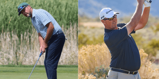 Jon Lindstrom (L) and Chris Kamin