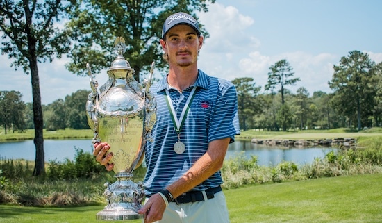 Southern Amateur champion Nicholas Gabrelcik (SGA photo)