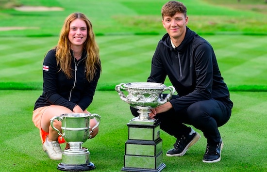 Ellen Yates and Ben Brown (England Golf)